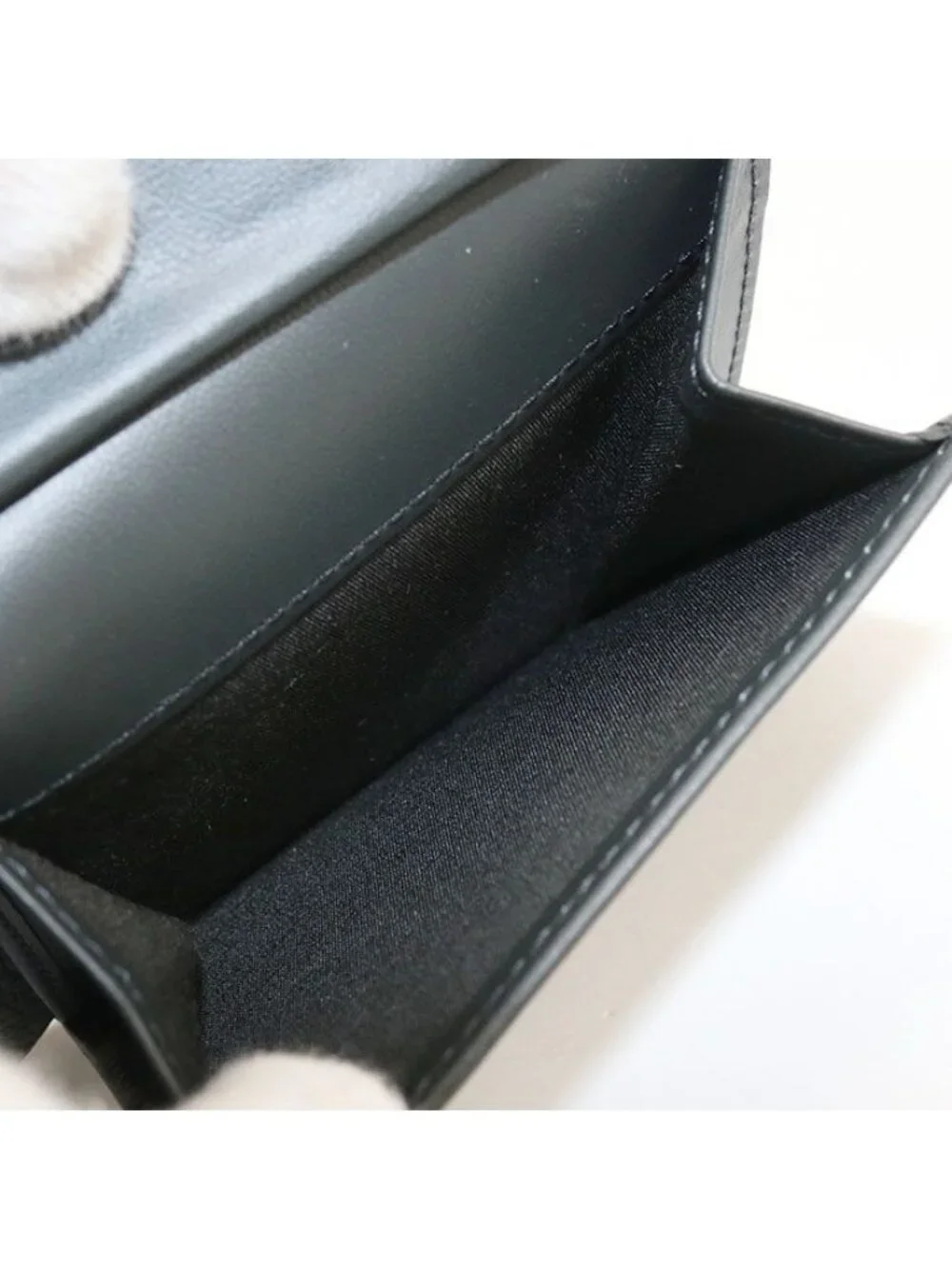 Dior Saddle Bifold Wallet Cotton